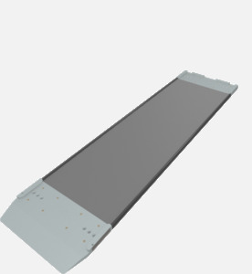 Hillaero TRANSITION DECK FAA certified mountable bracket for Air Ambulance Airmed Helicopter or Fixed Wing Aircraft ISO1